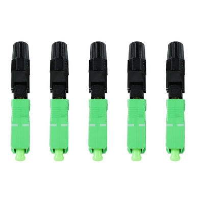 SC APC Simplex Singlemode Fiber Optic Patch Cable