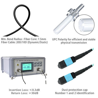 LC APC Fiber Optic Patch Cable- Blue Jacket, Angled Physical Contact Connector, Singlemode Jumper for FTTH, ODF, Telecom Use