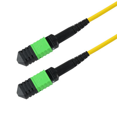 This LC APC Fiber Optic Patch Cord is designed for high-precision optical networks requiring superior signal performance. Featuring an Angled Physical Contact (APC) polish and LC small-form connectors