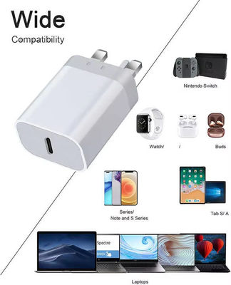 Fast Charger 20W Type C PD Wireless USB-C Adapter with Magnetic Fast Charging for Phones GAN 30W UK Plug Power Adapter