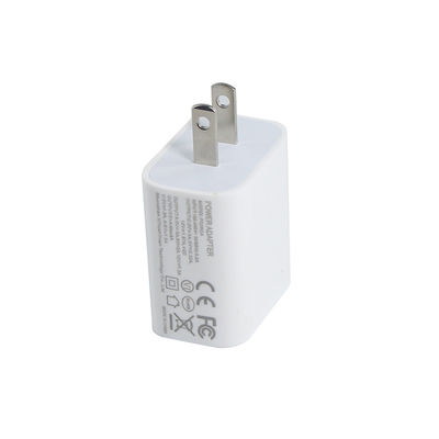 US 2-Pin 20W Dual-Port USB Wall Charger – Type-C & USB-A Fast Charging Power Adapter for Phone, Tablet, Camera