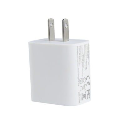 US 2-Pin 20W Dual-Port USB Wall Charger – Type-C & USB-A Fast Charging Power Adapter for Phone, Tablet, Camera