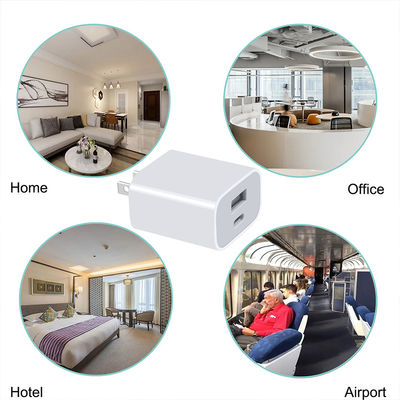 US 2-Pin 18W Dual USB Wall Charger – Type-C & USB-A Fast Charging Power Adapter for Smartphone, Tablet, Camera