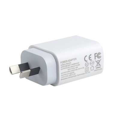 AU 2-Pin 20W Dual-Port Wall Charger – USB-C & USB-A Fast Charging Power Adapter for Phone, Tablet, Camera, Travel Use