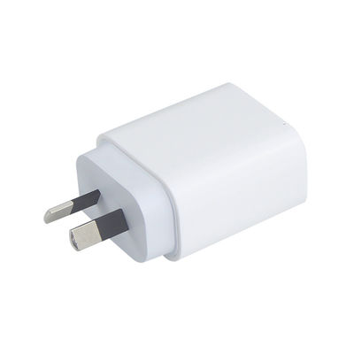 AU 2-Pin 20W Dual-Port Wall Charger – USB-C & USB-A Fast Charging Power Adapter for Phone, Tablet, Camera, Travel Use