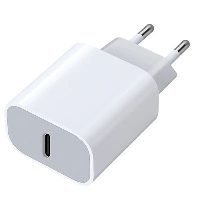 EU 2-Pin 45W USB-C Fast Charging Wall Charger – Type-C Power Adapter for Laptop, Tablet, Phone, Travel Use