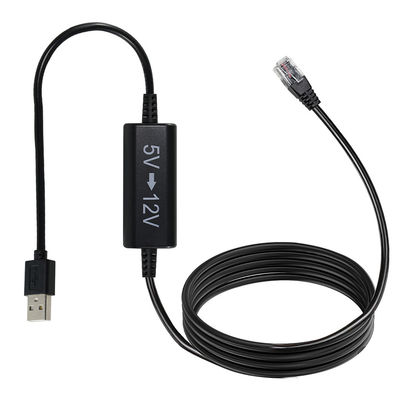 USB to RJ45 5V to 12V Power Injector Cable for IP Cameras