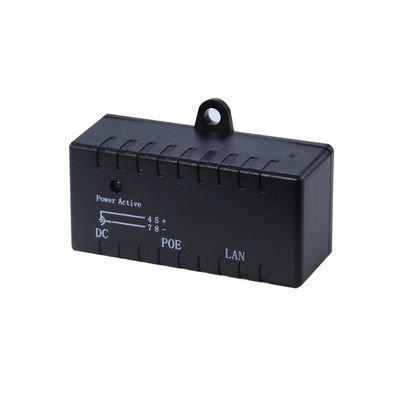 48V Active PoE Injector IEEE 802.3af/at for IP Cameras and Wireless AP