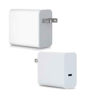 US Plug 60W USB-C Wall Charger – 2-Pin Compact Fast Charging Adapter for Laptop, Phone, Tablet, Travel Use (100–240V Input)