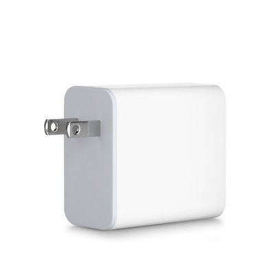 US Plug 60W USB-C Wall Charger – 2-Pin Compact Fast Charging Adapter for Laptop, Phone, Tablet, Travel Use (100–240V Input)