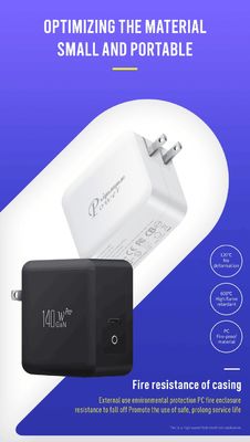 120W Dual USB-C GaN PD Charger with US 2-Pin Plug