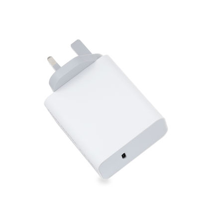 UK 2-Pin USB-C Wall Charger, 60W High-Speed Output Power Adapter for Laptop/Tablet/Phone