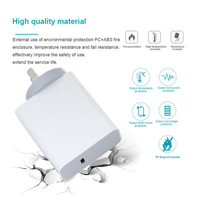 AU 2-Pin USB-C Wall Charger, 60W High-Speed Output Power Adapter for Laptop, Tablet, Mobile Phone