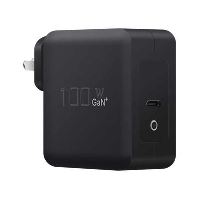 100W USB-C GaN Charger with AU 2-Pin Plug for Laptops