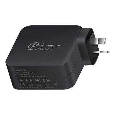 100W USB-C GaN Charger with AU 2-Pin Plug for Laptops