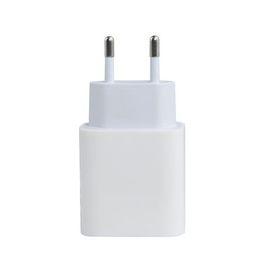 EU 2-Pin 20W Dual USB-C and USB-A Wall Charger