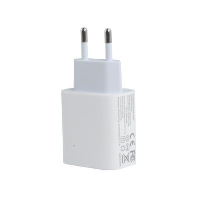EU 2-Pin 20W Dual USB-C and USB-A Wall Charger