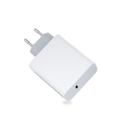 EU 2-Pin USB-C Wall Charger, 60W High-Speed Type-C Power Adapter for Laptop, Tablet, and Smartphone
