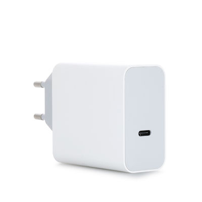 EU 2-Pin USB-C Wall Charger, 60W High-Speed Type-C Power Adapter for Laptop, Tablet, and Smartphone