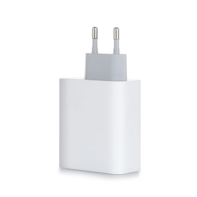 EU 2-Pin USB-C Wall Charger, 60W High-Speed Type-C Power Adapter for Laptop, Tablet, and Smartphone