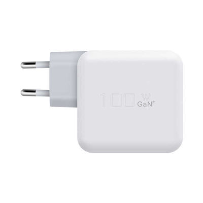 EU 2-Pin USB-C Wall Charger, 100W High-Speed Type-C Power Adapter for Laptop, Tablet, and Mobile Devices