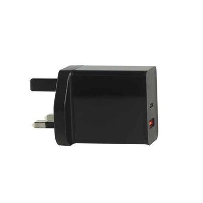 EU 2-Pin USB-C and USB-A Wall Charger, 45W Dual Port Power Adapter for Laptop, Tablet, and Smartphone