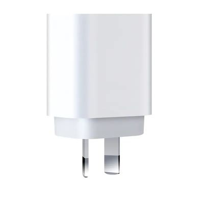 AU 2-Pin USB-C Wall Charger, 30W Fast Type-C Power Adapter for Smartphones, Tablets, and Small Laptops
