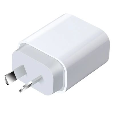 AU 2-Pin USB-C Wall Charger, 30W Fast Type-C Power Adapter for Smartphones, Tablets, and Small Laptops