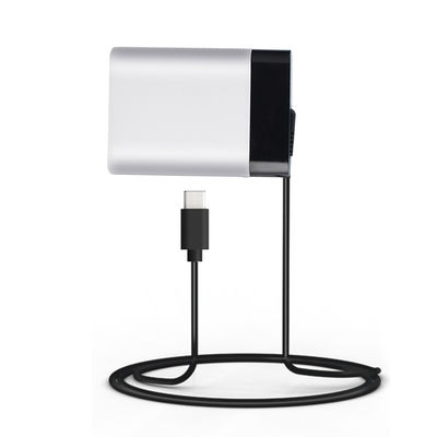 60W USB-C Power Adapter with Fixed Cable, High-Speed Type-C Wall Charger for Laptop, Tablet, and Smartphone