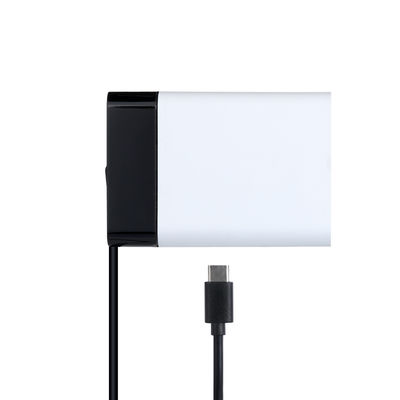 60W USB-C Power Adapter with Fixed Cable, High-Speed Type-C Wall Charger for Laptop, Tablet, and Smartphone