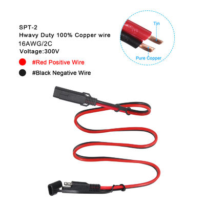 QIUCABLE SAE Quick Disconnect Extension Cable 6Ft 16AWG SAE to SAE Quick Connect Release (B09N3M51Y5)