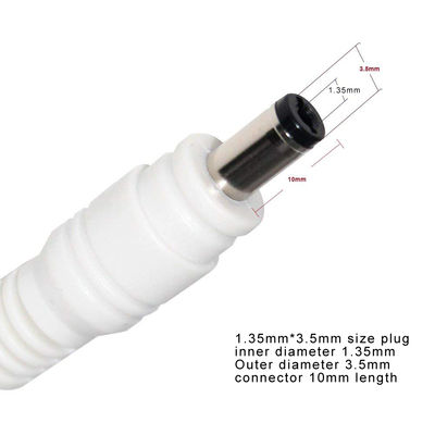 3.5mm x 1.35mm DC Male to Female Power Extension Cable - 12V DC Cord for CCTV Camera, LED Light Strip, Router, DIY Projects
