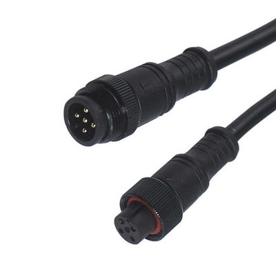 4/5Pin DC Male to Female Power Extension Cable -Shielded 12V/24V Cord for Camera, LED Controller, Automation, Industrial Use