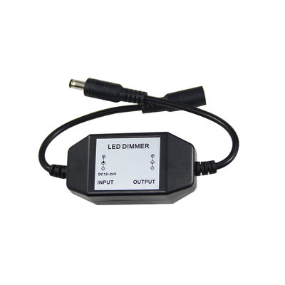 DC Male to Female Power Extension Cable with Inline Dimmer Switch- 5.5mm x 2.1mm for 12V/24V LED Strip, Light Bar, DIY Lighting
