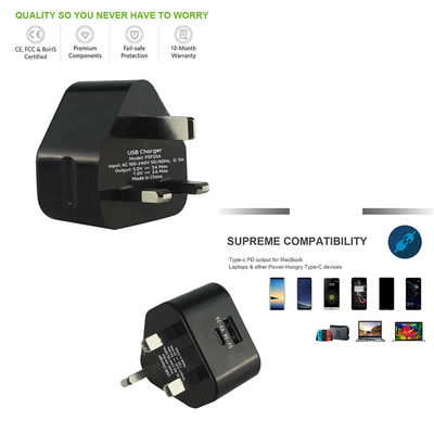 South Africa SA Plug to USB-C Charger Cable – AC Power Adapter Cord for Mobile Phone, Tablet, USB-C Devices