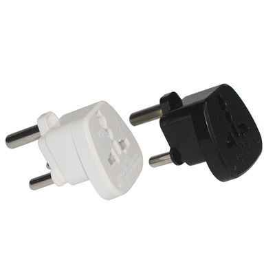 South Africa Type M Plug to Universal Socket Travel Adapter – AC Power Converter for EU/US/UK/Asia Plugs, 250V 10A