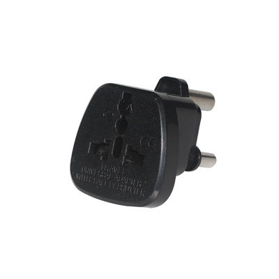 South Africa Type M Plug to Universal Socket Travel Adapter – AC Power Converter for EU/US/UK/Asia Plugs, 250V 10A