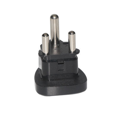 South Africa Type M Plug to Universal Socket Travel Adapter – AC Power Converter for EU/US/UK/Asia Plugs, 250V 10A
