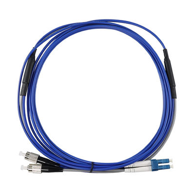 LC to ST Duplex Multimode Fiber Patch Cable 50/125μm Jumper Cord for Data Center and Optical Networking