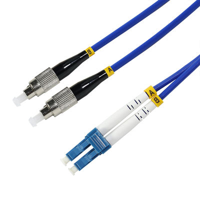 LC to ST Duplex Multimode Fiber Patch Cable 50/125μm Jumper Cord for Data Center and Optical Networking
