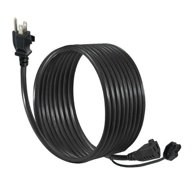 6 Foot 14AWG Heavy Duty Power Strip Replacement with Cable Management Clip and NEMA 5-15P Plug 3 Outlet Extension Cord