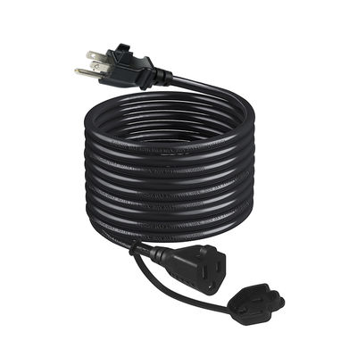 6 Foot 14AWG Heavy Duty Power Strip Replacement with Cable Management Clip and NEMA 5-15P Plug 3 Outlet Extension Cord