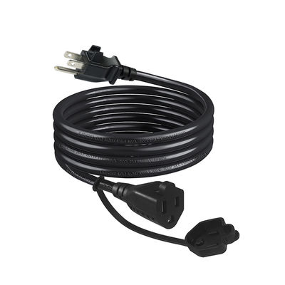 6 Foot 14AWG Heavy Duty Power Strip Replacement with Cable Management Clip and NEMA 5-15P Plug 3 Outlet Extension Cord