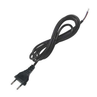 1.8M 2*0.75Mm Extension Eu 2Pin Plug Cable Supply 2 Prong Vde Open Wiring Power Cord