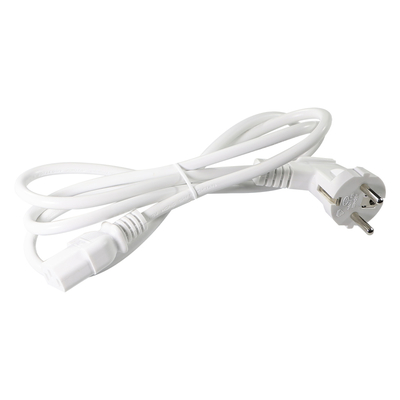 EU 2-Pin Plug to IEC C13 Power Cord - European Power Cable for Computer, Monitor, Printer, Adapter, 250V 10A