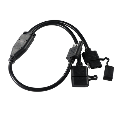 1.2 M Length Conductor 3-Way Y Splitter Trailer Light Wiring Harness for Trailer RV Truck LED Tail Light System