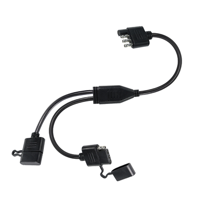 1.2 M Length Conductor 3-Way Y Splitter Trailer Light Wiring Harness for Trailer RV Truck LED Tail Light System