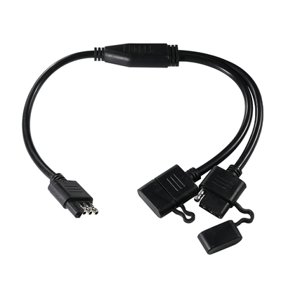 1.2 M Length Conductor 3-Way Y Splitter Trailer Light Wiring Harness for Trailer RV Truck LED Tail Light System