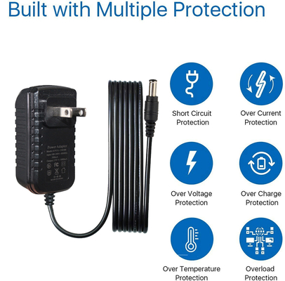 Us Canada Plug 5V 3A Dc Power Supply Replacement Charger Universal Ac Adapter