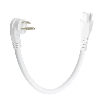NEMA 5-15P to IEC C5 Cloverleaf Power Cord-3-Prong US AC Cable for Laptop Adapter, Notebook, Printer, 125V 10A